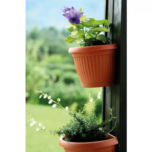 Fali Virágcserép 3 Terra - Terrakotta