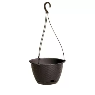 Függőcserép 215 Ratolla Round W - Umbra – Virágcserepek, virágládák