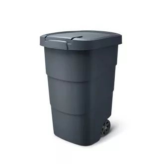 Hulladékgyűjtő 110L Wheeler - Antracit – Komposztálás, lombgyűjtés