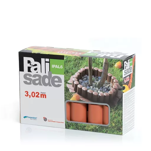 Kerti Szegély 6 Palisada - Barna