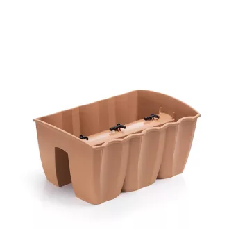 Korlátláda 400 Crown - Terrakotta – Virágcserepek, virágládák