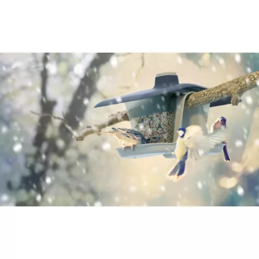 Madáretető Birdyfeed Double - Antracit