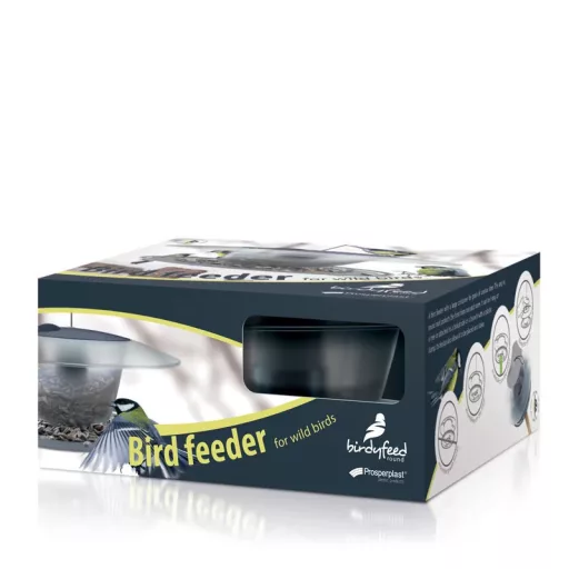 Madáretető Birdyfeed Round - Antracit