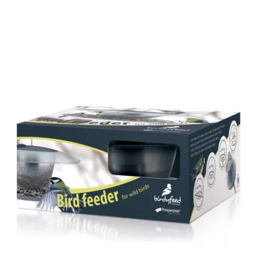 Madáretető Birdyfeed Round -Kő Szürke