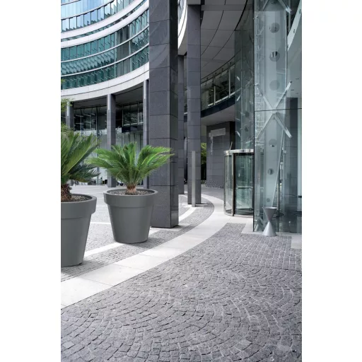 Virágcserép 1000 Lexo Round - Kő Szürke