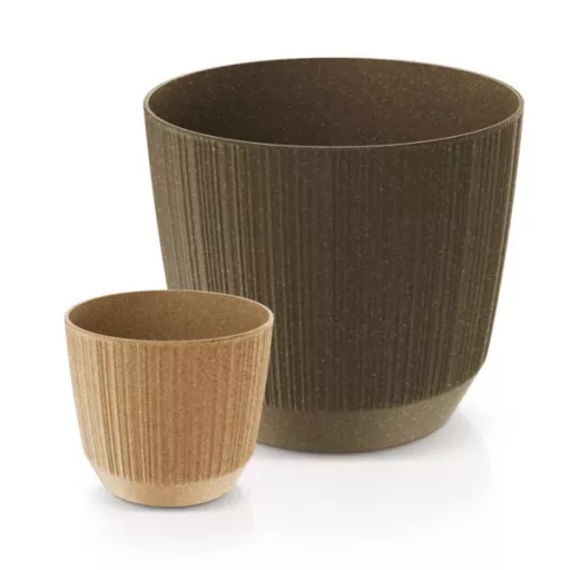 Virágcserép 130 Ryfo Eco Wood -Kávé – Virágcserepek, virágládák