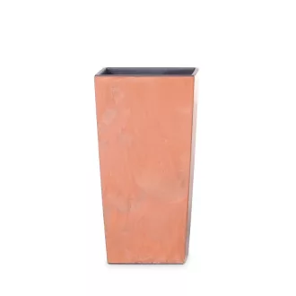  Virágcserép 170E Négyszög Urbi Square Beton Effect 2In1 - Terrakotta