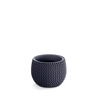 Virágcserép 180 Splofy Bowl 2In1 - Antracit – Virágcserepek, virágládák