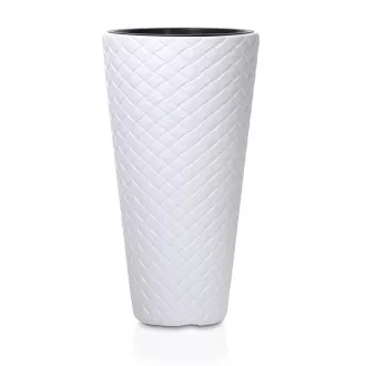 Virágcserép 300 Matuba Slim 2In1 - Fehér – Virágcserepek, virágládák
