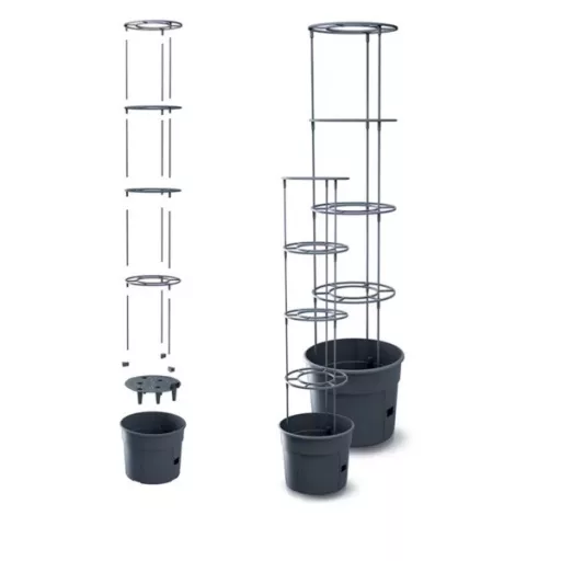 Virágcserép 300 Paradicsom Ültető Set - Antracit