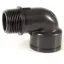 3/4" KB 90 fok idom – Menetes idomok