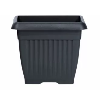 Virágcserép 45 Terra Négyszög - Antracit