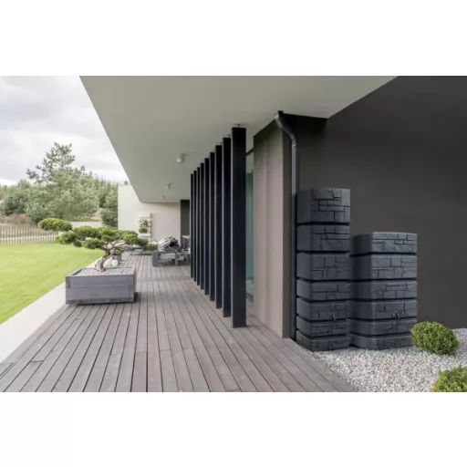 Esővízgyűjtő 350 Tower Stone - Antracit