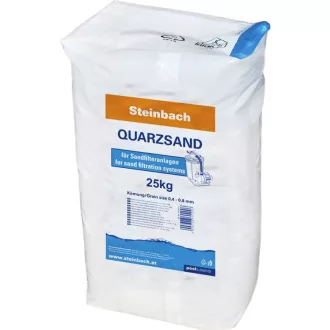 Kvarchomok szűrőtöltet - 0,4 - 0,8 / 25 kg – Vízforgatók, homokszűrők