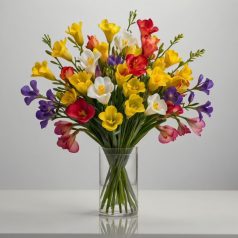   Freesia Single mixed / Frézia egyszerű virágú színkeverék 10 db virághagyma (LA)