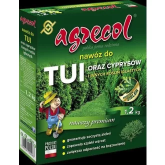 Agrecol műtrágya tujához, ciprushoz és egyéb tűlevelűekhez 1,2 kg – Örökzöld trágya