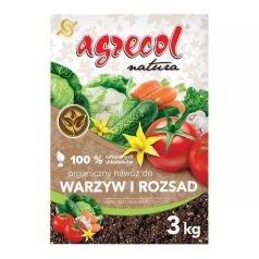   Agrecol BIO szerves trágya zöldségekhez és palántákhoz 3 kg