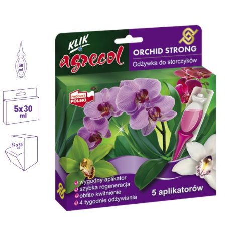 Agrecol orchid strong duo– növénykondicionáló és regeneráló orchideákhoz (a pihenési időszakban)4x 40 ml