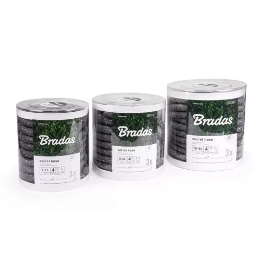 Secret hose flexibilis tömlő szett (+locsolópisztoly) 8m-24m - szürke wsch824gy