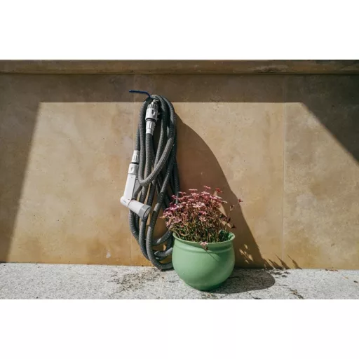 Secret hose flexibilis tömlő szett (+locsolópisztoly) 8m-24m - szürke wsch824gy