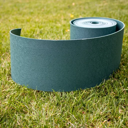 Gyepszegély 15cm/6m, zöld szín – Szegélyek