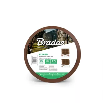 Bradas kerítéstakaró szalag 4,75cm x 35m, 450g/ – barna tob45047535brl – Árnyékolóhálók, belátásgátlók