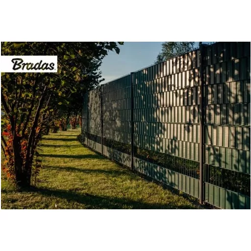 Bradas kerítéstakaró szalag 4,75cm x 35m, 450g/m2, + klipsz 20db, barna tob45047535brl