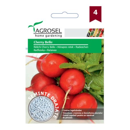 Agrosel PG4 Drazsírozott Retek Cherry Belle