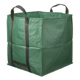 Lombgyűjtő zsák 252l, zöld, 60x60x70cm, 170g/m – Komposztálás, lombgyűjtés