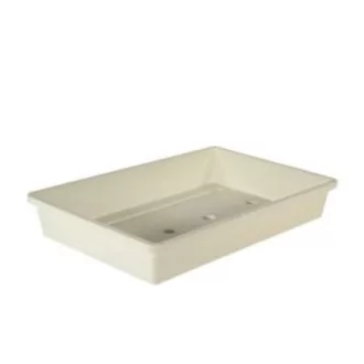 Fehér csíráztató tálca 6x37,5x24cm tető nélkül – Palántázás