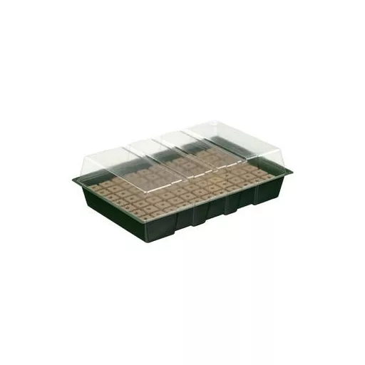 Propagátor, hydropóniás tálcával,mini, magasság11x35x23,5cm.20x20mm – Palántázás