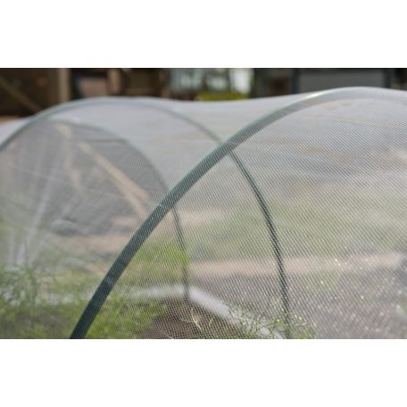 Rovar elleni védőháló zöldségeskertekhez, 2x5m átlátszó,  38g/m2