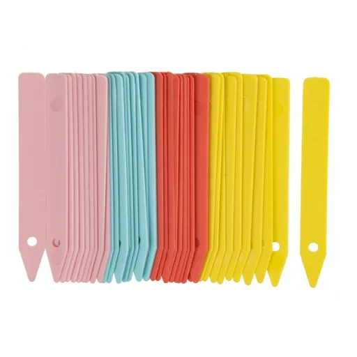 Jeltábla 40 db 10 cm, (kék, sárga, piros, rózsaszín) – Palántázás