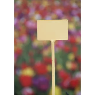 Jeltábla 5x9cm, halvány sárga – Palántázás