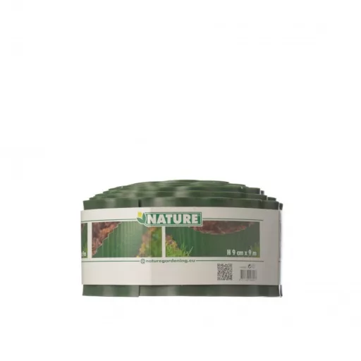 Gyepszegély zöld 9 cm x 9 m PE – Szegélyek