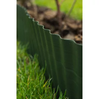 Gyepszegély zöld 15 cm x 9 m PE – Szegélyek