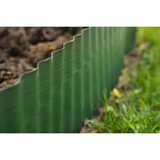 Gyepszegély zöld, 25 cm x 9 m PE – Szegélyek