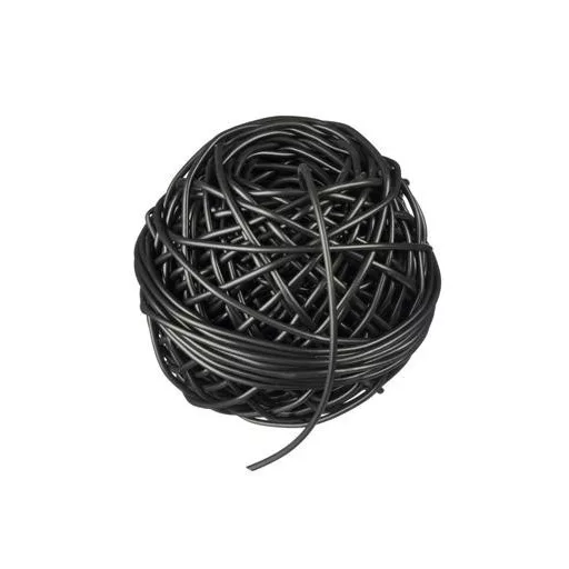 Kötöző, fekete üreges d 3mm, 50m