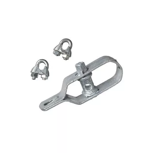 Kötöződrót szett 2db kapoccsal galvanizált