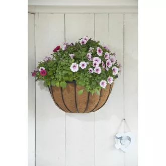 Virágtartó fali félkör 40 cm – Ültetőedény