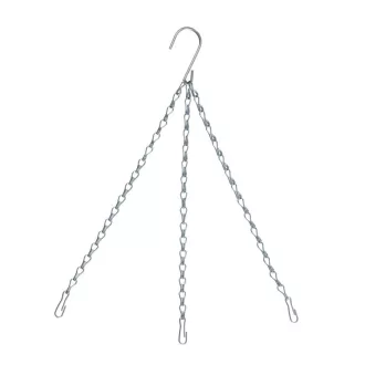 Galvanizált lánc fekete 45 cm – Ültetőedény