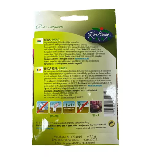 Rédei Cékla Bikores 2,5g (Vetőmag)