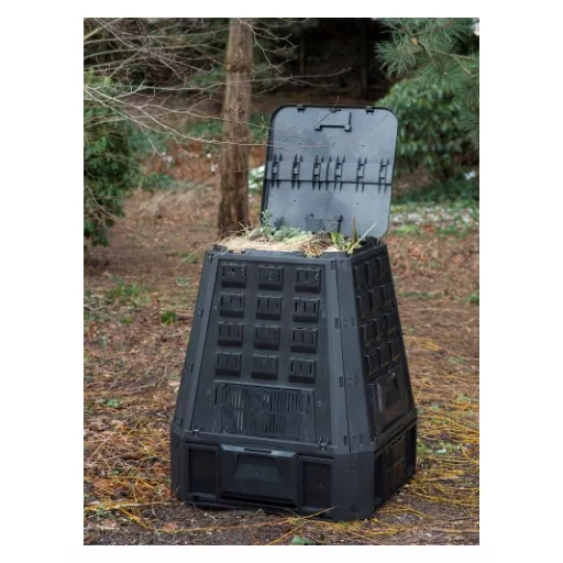 Komposztáló, műanyag,107x91x91cm 600l