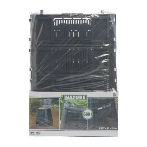 Komposztáló, műanyag,107x91x91cm 600l