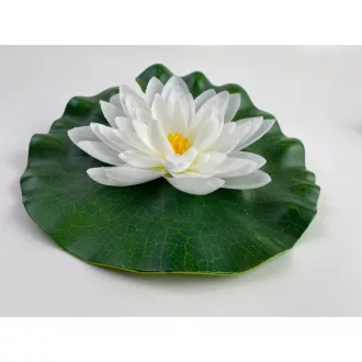 Selyemvirág,tavirózsa 14cm fehér – Tavirózsák