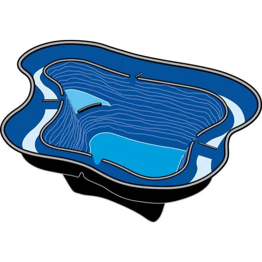 "Tómeder""Calmus SII"" 220 l kb90cmx135cmx45cm"