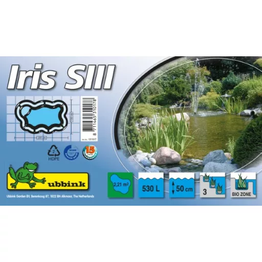 "Tómeder""Iris SIII "" 530 l kb 130cmx205cmx50cm"