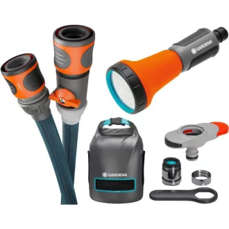 Liano™ Xtreme textiltömlő készlet beltéri vízcsap adapterrel és – 10 m – Tömlők, tömlőskocsik, kiegészítők