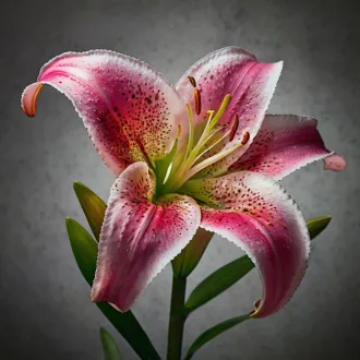 Liliom Stargazer (Lilium Stargazer) - 1 db/csomag (LA)