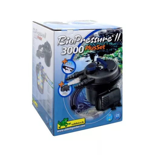 Szűrő szett BioPressure 3000 Plus  (szűrő+5 W UVC, + 1600 l/h pumpa)